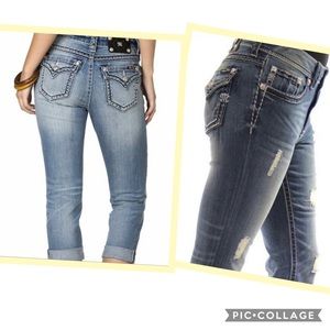 MISS ME Crystal flap Pocket BOYFRIEND CAPRI 27